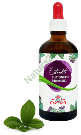 Wyciąg (ekstrakt) z pokrzywy i łopianu 100ml