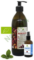 Zestaw Olej rycynowy BIO nierafinowany 500 ml + DMSO 100 ml