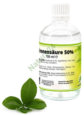 Kwasek cytrynowy 50% - 100 ml