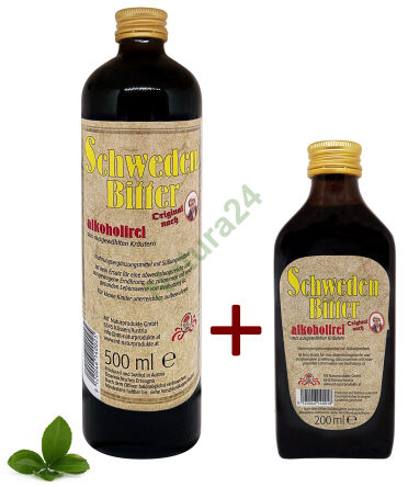 Zestaw Bezalk. Oryginalne zioła szwedzkie 500ml+200ml