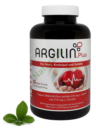 ARGILIN.Plus Arginina/Citrulina i 7 witamin dla układu krążenia 240 kaps -20%