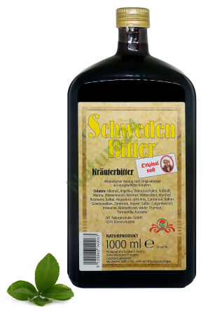 Alk. Oryginalne zioła szwedzkie - Ekstrakt Wyciąg (Nalewka) 1000ml