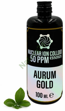 AURUM - Złoto - Koloid plazmowy 50 PPM 100 ml