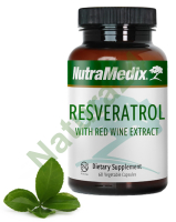 Resveratrol z ekstraktem z czerwonego wina Nutramedix 60szt