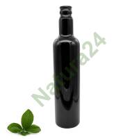 Butelka do oleju z fioletowego szkła 500ml - 282x62,7 mm czarna zakrętka