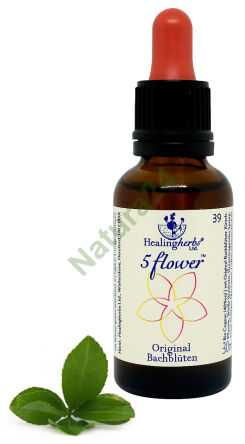 39. Esencja Bacha 5 flower Pierwsza Pomoc 10/30 ml lub globulki 15 g