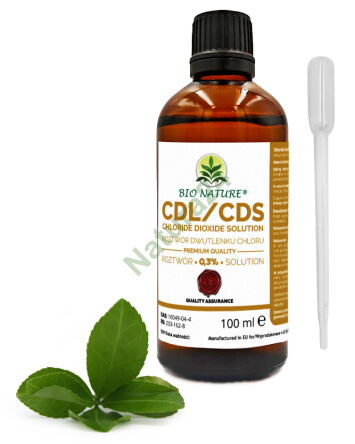 CDL/ CDS Roztwór Dwutlenku Chloru 0,3% Wirusy Bakterie Pleśń