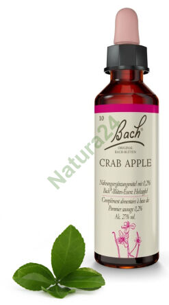 10. CRAB APPLE / Jabłoń płonka / Rajska jabłoń 20 ml Nelson Bach Original Flower Remedies