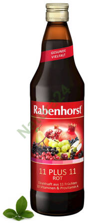 Sok 11 PLUS 11 czerwony Rabenhorst Multiwitamina -20%