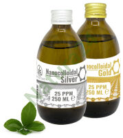 ZESTAW PROMOCYJNY Srebro+Złoto 25ppm 2x250ml