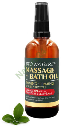 Organiczny olejek do masażu i kąpieli Pestki winogron - Ujędrniająco-tonizujący 100 ml