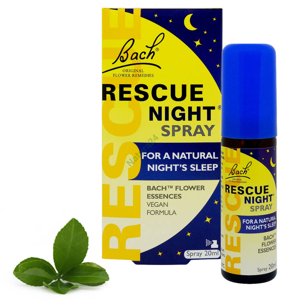 Bach RESCUE® Night/Sleep W Sprayu Bez Alkoholu 20 Ml