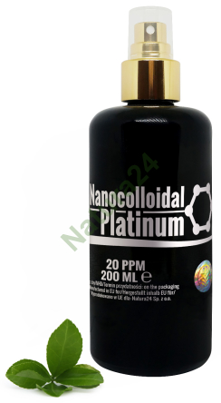 Nanokoloid platyny - platyna koloidalna  - 200ml -20%