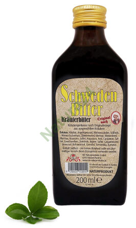 Alk. Oryginalne zioła szwedzkie - Ekstrakt Wyciąg (Nalewka) 200ml